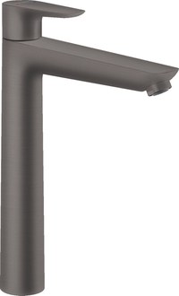 Baterie lavoar Hansgrohe Talis E 240 ventil pop-up pentru lavoar tip bol negru periat - 1