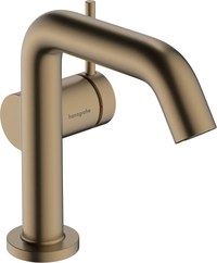 Baterie lavoar Hansgrohe Tecturis S 110 Fine CoolStart ventil click-clack bronz periat - 1