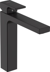 Baterie lavoar Hansgrohe Vernis Shape 190 pentru lavoar tip bol negru mat - 1