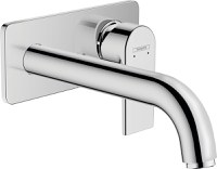 Baterie lavoar Hansgrohe Vernis Shape cu pipa 205mm montaj incastrat necesita corp ingropat crom - 1