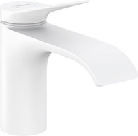 Baterie lavoar Hansgrohe Vivenis 80 ventil pop-up alb mat - 1