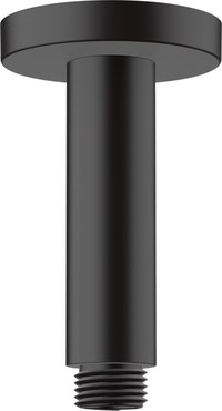 Brat de dus Hansgrohe Vernis Blend 100mm montare pe tavan negru mat - 1