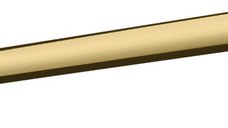 Brat de perete Hansgrohe 389 mm gold optic lustruit