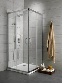 Cabina de dus dreptunghiulara Radaway Premium Plus D 1900 100x80cm sticla transparenta - 1