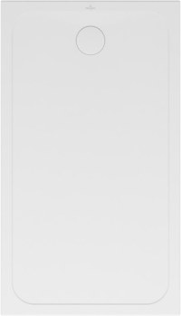 Cadita de dus rectangulara Villeroy & Boch LifeTime Plus suprafata AntiSlip 120x80cm alb Alpin - 1