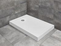 Cadita dus dreptunghiulara Radaway Doros F Compact 100x80x12cm - 1