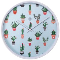 Ceas de perete NeXtime Cactus 30cm verde - 1