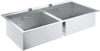 Chiuveta bucatarie Grohe K800 120 -S cu doua cuve 1024x560mm inox - 1