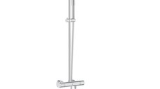 Coloana de dus Grohe Rainshower Rainshower System 310 cu baterie termostatata 101cm crom