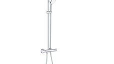 Coloana de dus Grohe Tempesta Cosmopolitan System 250 Cube cu baterie termostatata 101 cm crom