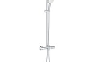 Coloana de dus Grohe Tempesta System 250 Cube cu baterie termostatata 101cm crom