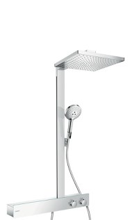 Coloana de dus Hansgrohe Raindance Select E 300 cu baterie Shower Tablet 600 crom - 1