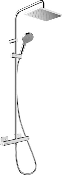 Coloana de dus Hansgrohe Vernis Shape 230 1 jet cu baterie termostatata crom - 1