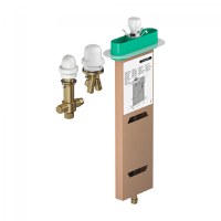 Corp incastrat Hansgrohe sBox Basic Set pentru baterie din 3 elemente - 1