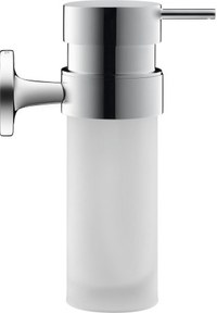 Dispenser sapun lichid Duravit Starck T sticla mata crom - 1