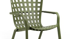 Fotoliu recliner exterior Nardi Folio verde agave