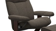 Fotoliu recliner Stressless Consul Classic M cadru maro tapiterie textil Linden Brown