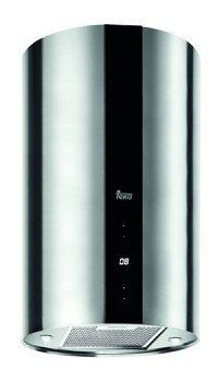 Hota insula Teka CC 485 40 cm forma cilindrica 3 trepte + turbo EcoPower free outlet 920 m3/h inox - 1