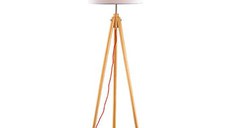 Lampadar Ideal Lux York PT1 1x60W 48x164cm lemn