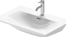 Lavoar Duravit Viu 73x49cm cu capac ceramic si ventil push-open inclus finisaj suplimentar