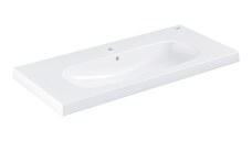 Lavoar Grohe Euro Ceramic 100cm montare pe mobilier PureGuard alb