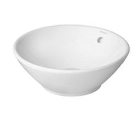 Lavoar tip bol Duravit Bacino 42cm fara orificiu baterie montare pe blat - 1