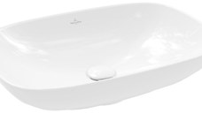 Lavoar tip bol Villeroy&Boch Loop&Friends 56x38cm cu preaplin material TitanCeram montare pe blat