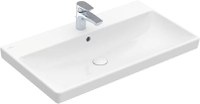 Lavoar Villeroy & Boch Avento 80x47 cu preaplin montare pe mobilier alb Alpin - 1