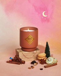 Lumanare parfumata My Jolie Candle Les Essentielles Christmas Powdered cinnamon 200g + bratara aurie decor coral - 1