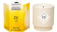 Lumanare parfumata My Jolie Candle Les Surprenantes Island Monoi 180g + bratara argintie surpriza