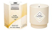 Lumanare parfumata My Jolie Candle Les Surprenantes Sweet Vanilla 180g + bratara argintie surpriza