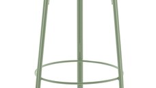 Masa inalta exterior Kartell Hiray design Ludovica & Roberto Palomba d 60cm h 108cm verde salvie