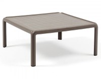 Masuta exterior Nardi Komodo Tavolino 70x70cm h32.5cm tortora - 1