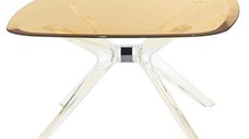 Masuta Kartell Blast design Philippe Starck 80x80cm h40cm crom-bronz transparent