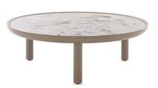 Masuta Kartell K-Top Grande design Rodolfo Dordoni d 105cm h 35cm Nature - Tundra Dove