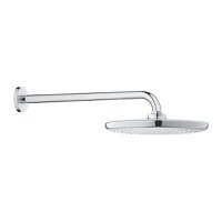 Palarie de dus Grohe Tempesta 250 1 jet cu brat de dus 38cm de perete 9.5 l/min crom - 1