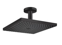 Palarie de dus Hansgrohe Raindance E300 Air cu brat de tavan 158 mm negru mat - 1