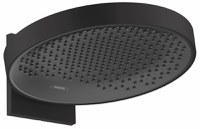 Palarie de dus Hansgrohe Rainfinity 360 1 jet cu placa de conectare la perete negru mat - 1