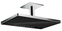 Palarie de dus Hansgrohe Rainmaker Select 460 cu 2 jeturi negru-crom si brat de tavan 100mm necesita set de baza - 1