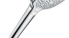 Para de dus Hansgrohe Croma Select E Multi cu trei tipuri de jet