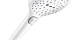 Para de dus Hansgrohe Raindance Select E 120 cu 3 jeturi alb mat