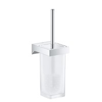 Perie wc cu suport de perete Grohe Selection Cube crom - 1