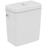 Rezervor Ideal Standard pentru vas wc pe pardoseala Connect Cube alimentare laterala alb - 1