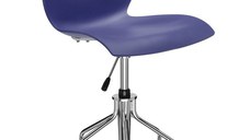 Scaun birou Kartell Maui design Vico Magistretti albastru navy