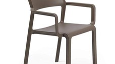 Scaun exterior Nardi Trill Armchair cu brate maro