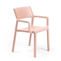 Scaun exterior Nardi Trill Armchair cu brate roz - 1