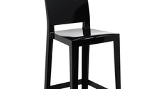 Scaun inalt Kartell One More Please design Philippe Starck 65cm negru