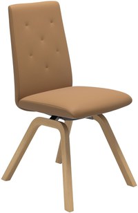 Scaun Stressless Rosemary v2 Low D200 M cadru natural tapiterie piele Paloma Taupe - 1