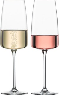 Set 2 pahare sampanie Zwiesel Glas Vivid Senses Moussier Point cristal Tritan 388ml - 1