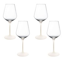 Set 4 pahare vin rosu Villeroy & Boch Manufacture Rock Blanc 490 ml - 1